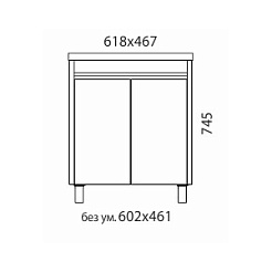 Тумба под раковину Белль 60 – фотография-2